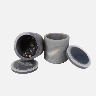 品質  Hard 100ml - 5L Lab Ball Mill Jars Agate Grinding With Lid 工場